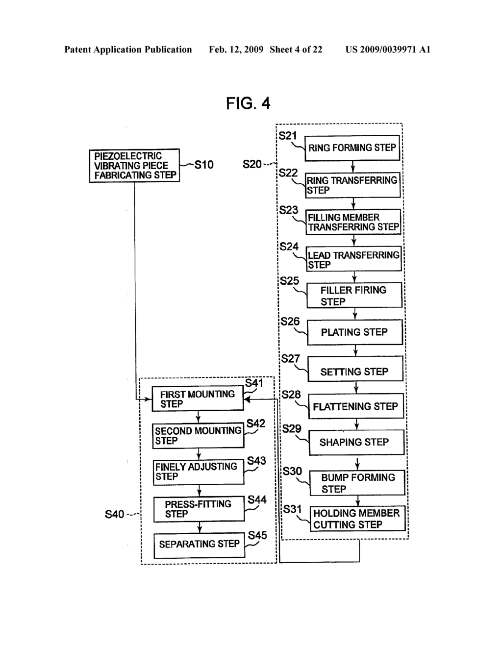 METHOD OF FABRICATING HERMETIC TERMINAL AND HERMETIC TERMINAL, METHOD OF FABRICATING PIEZOELECTRIC OSCILLATOR AND PIEZOELECTRIC OSCILLATOR, OSCILLATOR, ELECTRONIC APPLIANCE, AND RADIO CLOCK - diagram, schematic, and image 05