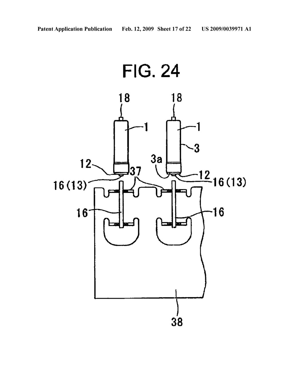 METHOD OF FABRICATING HERMETIC TERMINAL AND HERMETIC TERMINAL, METHOD OF FABRICATING PIEZOELECTRIC OSCILLATOR AND PIEZOELECTRIC OSCILLATOR, OSCILLATOR, ELECTRONIC APPLIANCE, AND RADIO CLOCK - diagram, schematic, and image 18