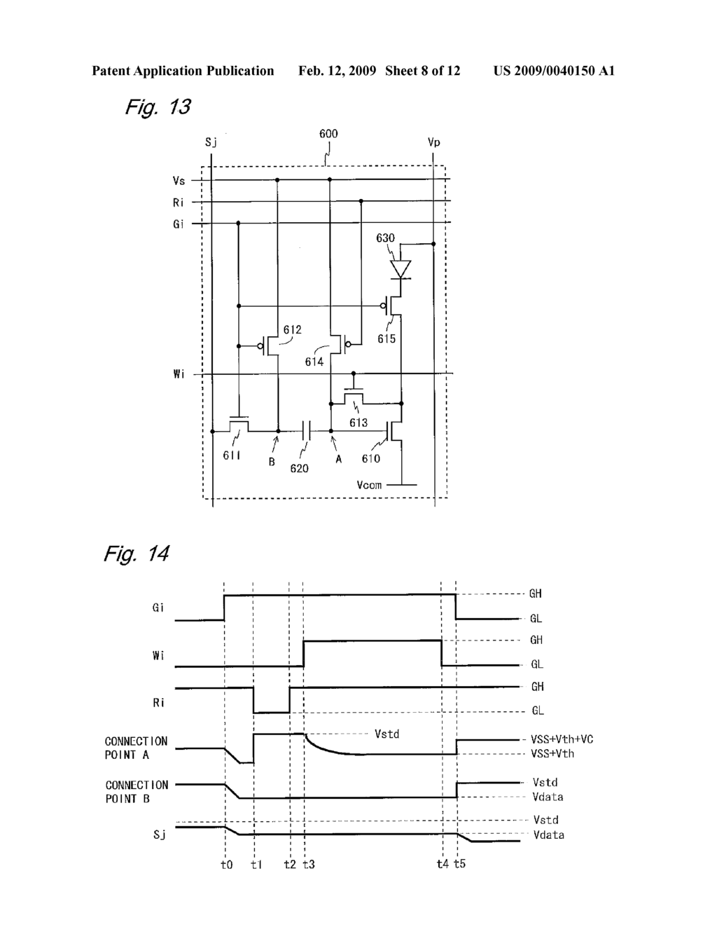 ELECTRIC CURRENT DRIVING TYPE DISPLAY DEVICE - diagram, schematic, and image 09