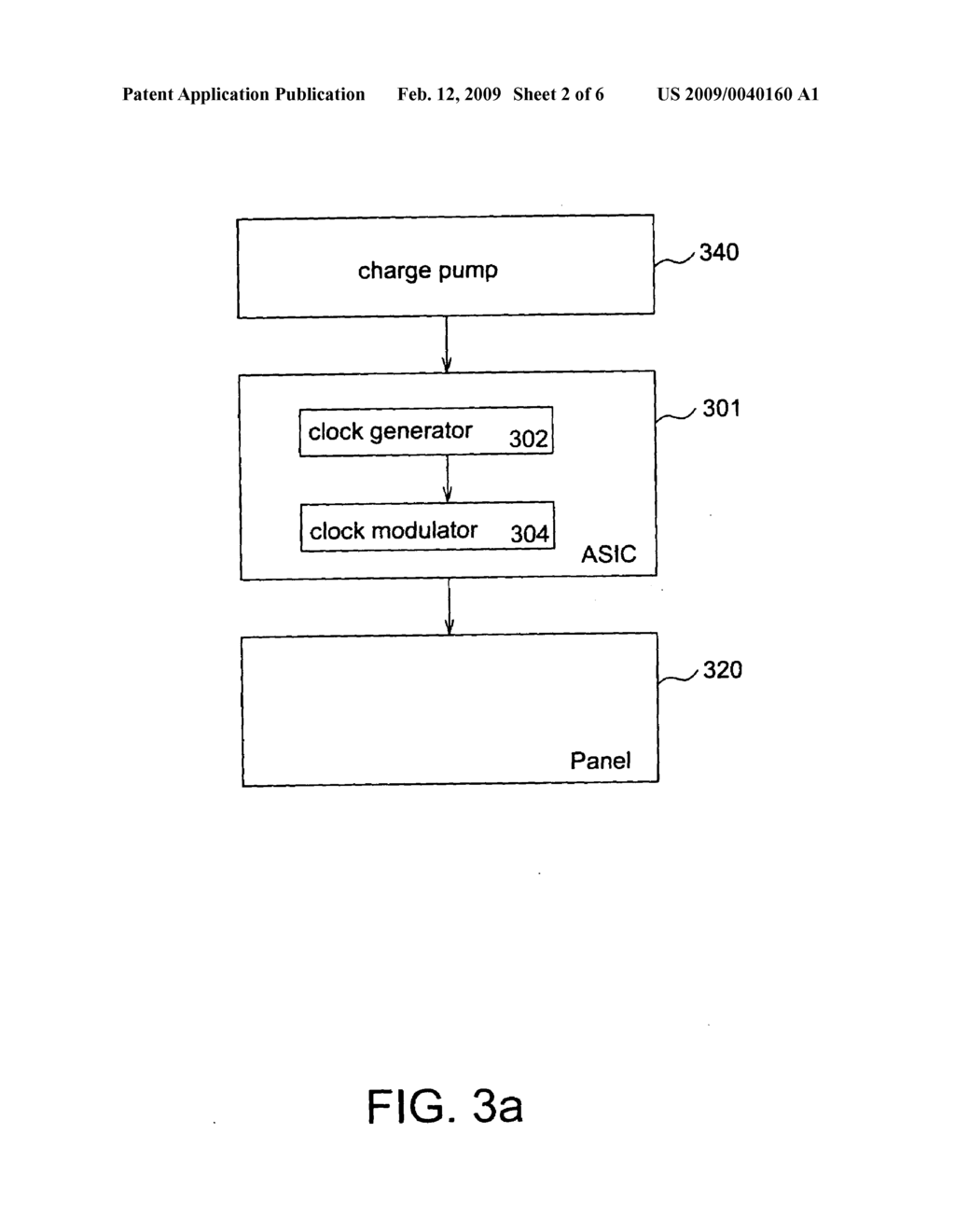 Flat display and method for modulating a clock signal for driving the same - diagram, schematic, and image 03