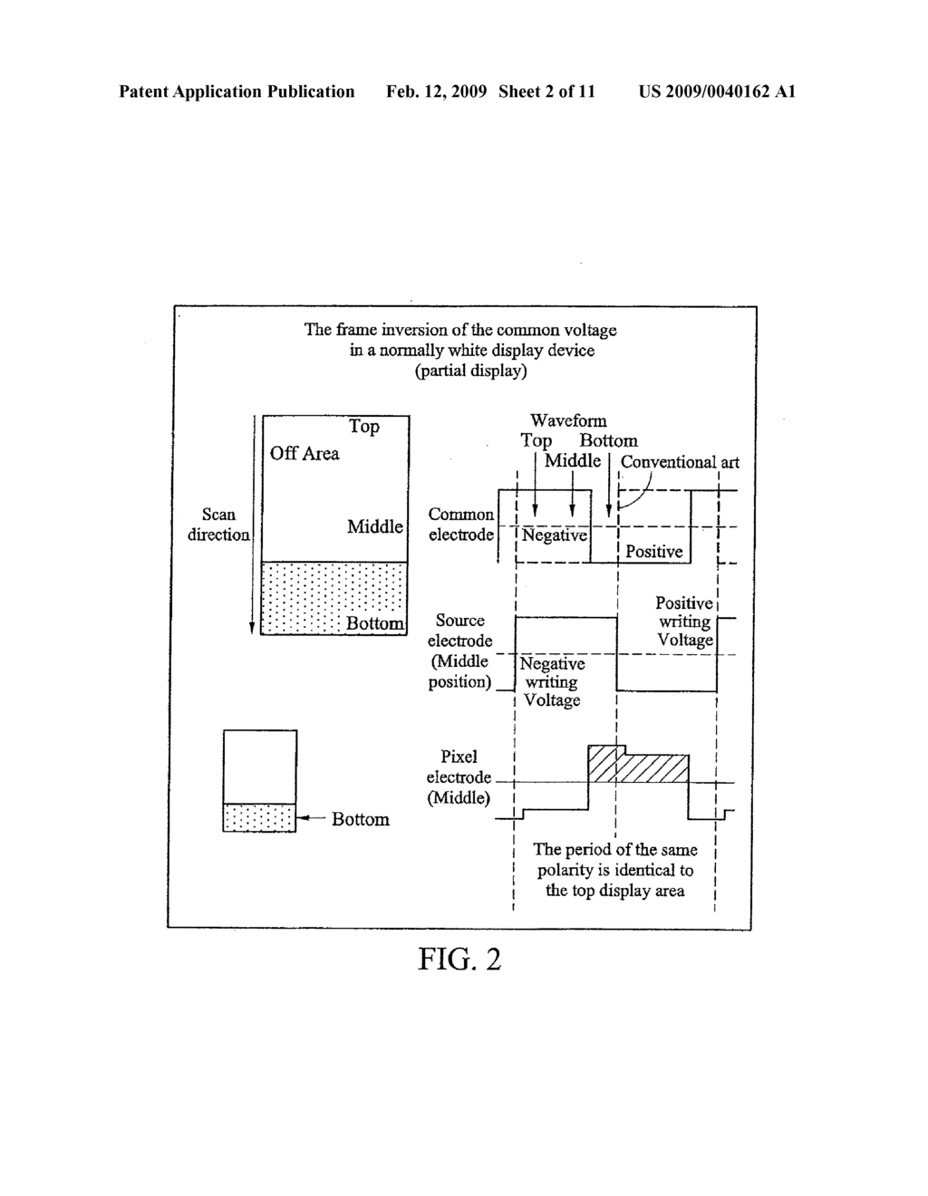 METHOD FOR DRIVING AN ACTIVE MATRIX LIQUID CRYSTAL DISPLAY DEVICE - diagram, schematic, and image 03