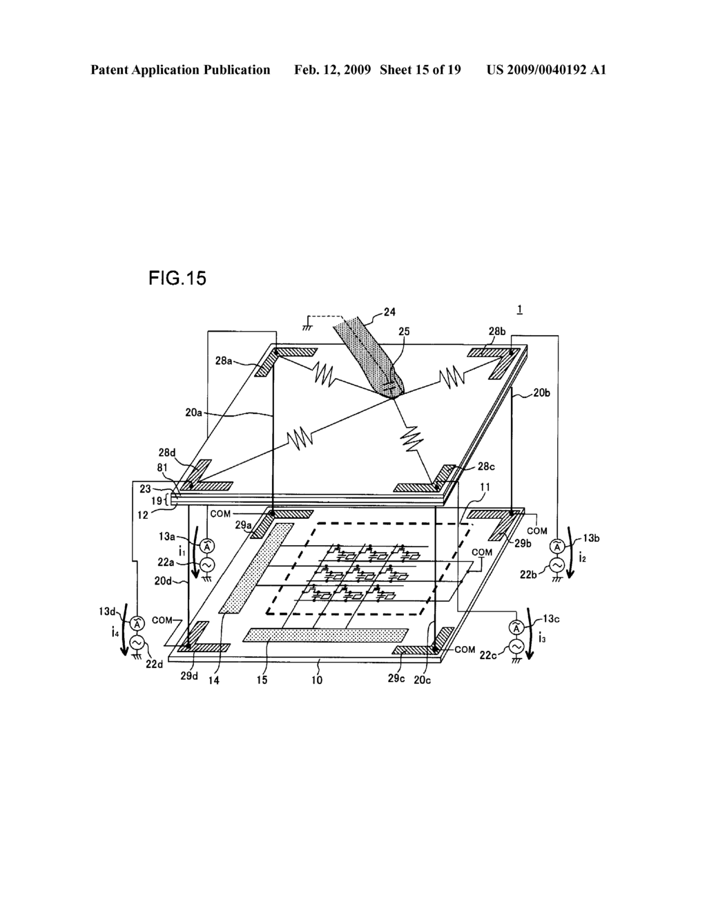 FLAT- PANEL DISPLAY DEVICE AND ELECTRONIC APPARATUS - diagram, schematic, and image 16