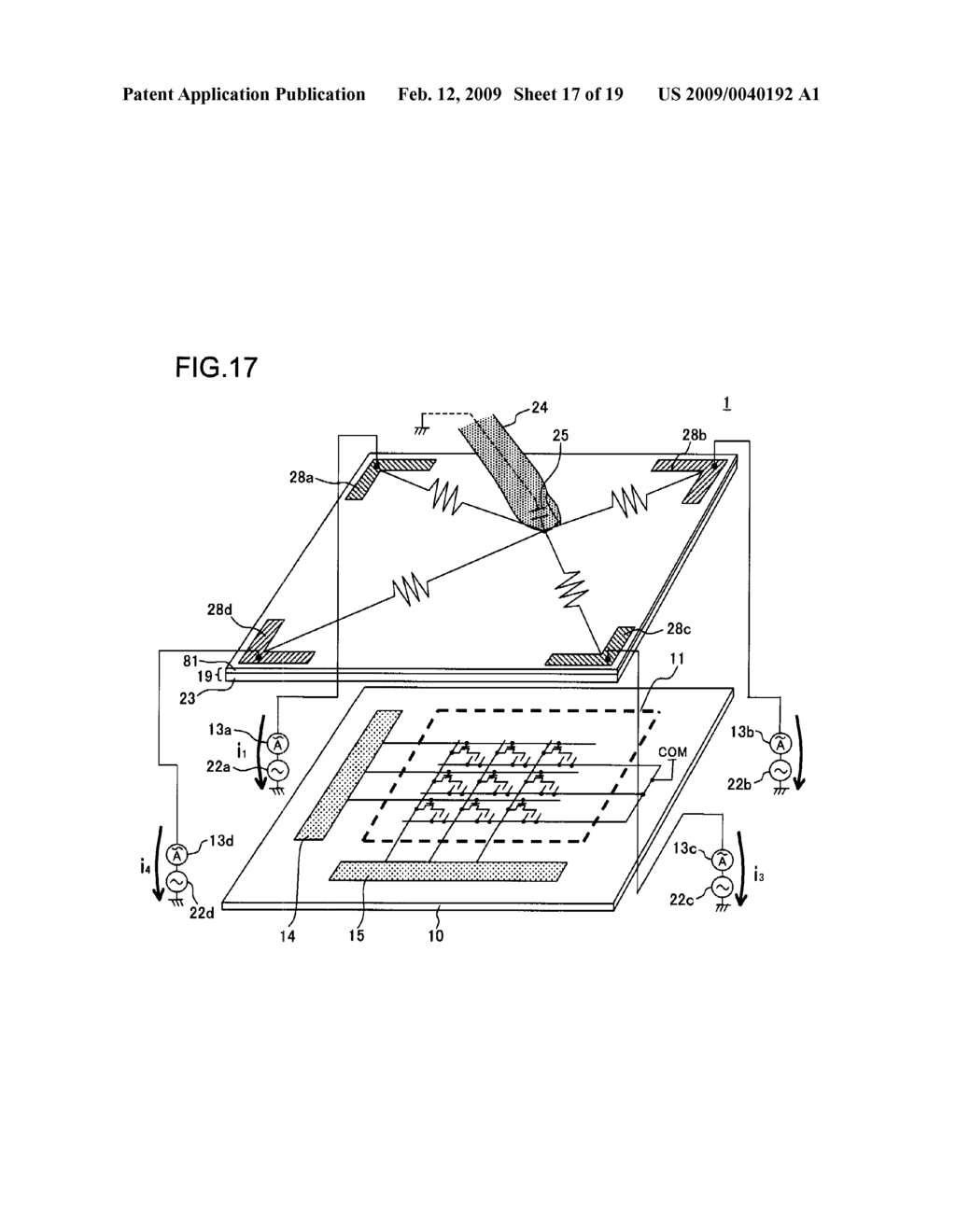 FLAT- PANEL DISPLAY DEVICE AND ELECTRONIC APPARATUS - diagram, schematic, and image 18