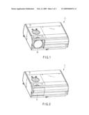 PROJECTOR APPARATUS AND CONTROL METHOD FOR PROJECTOR APPARATUS diagram and image