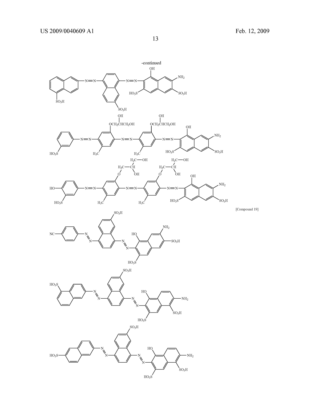 COMPOSITION FOR ANISOTROPIC DYE FILM, ANISOTROPIC DYE FILM, AND POLARIZING DEVICE - diagram, schematic, and image 14