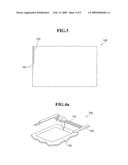 Glass cutting method, glass for flat panel display thereof and flat panel display device using it diagram and image