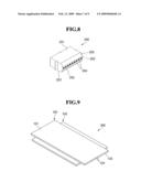 Glass cutting method, glass for flat panel display thereof and flat panel display device using it diagram and image