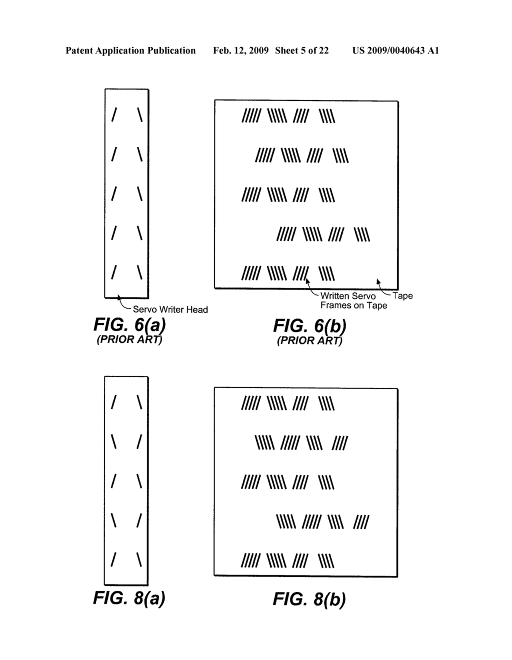 METHOD AND APPARATUS FOR WRITING TIMING BASED SERVO TRACKS ON MAGNETIC TAPE USING COMPLEMENTARY SERVO WRITER PAIRS - diagram, schematic, and image 06