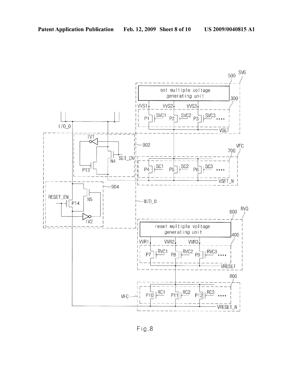 PHASE CHANGE MEMORY DEVICE USING A MULTIPLE LEVEL WRITE VOLTAGE - diagram, schematic, and image 09