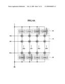 NONVOLATILE MEMORY DEVICE USING RESISTIVE ELEMENTS AND AN ASSOCIATED DRIVING METHOD diagram and image