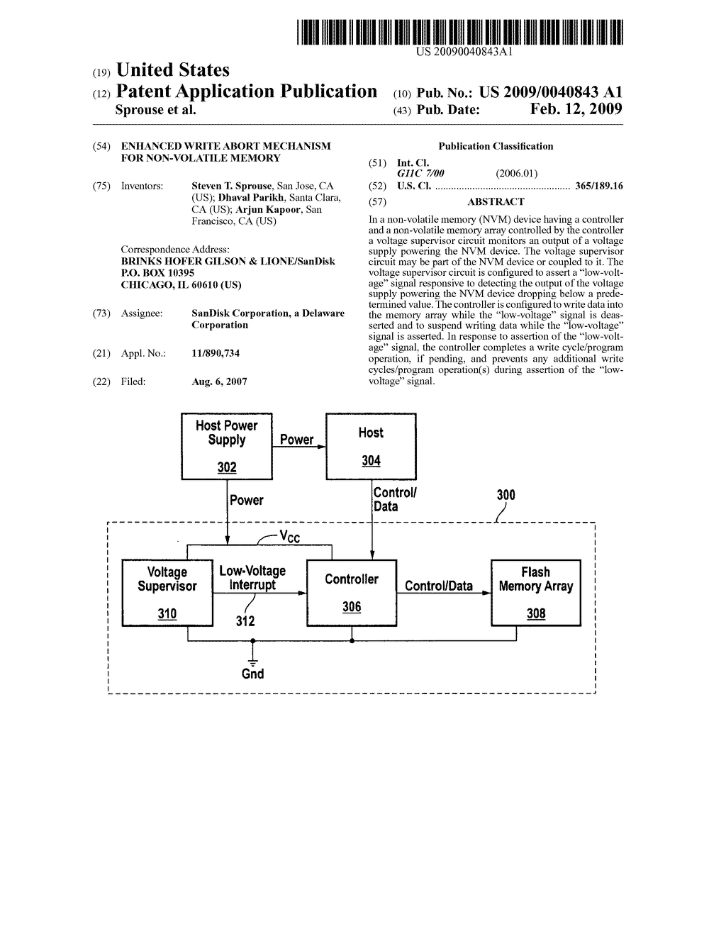 Enhanced write abort mechanism for non-volatile memory - diagram, schematic, and image 01