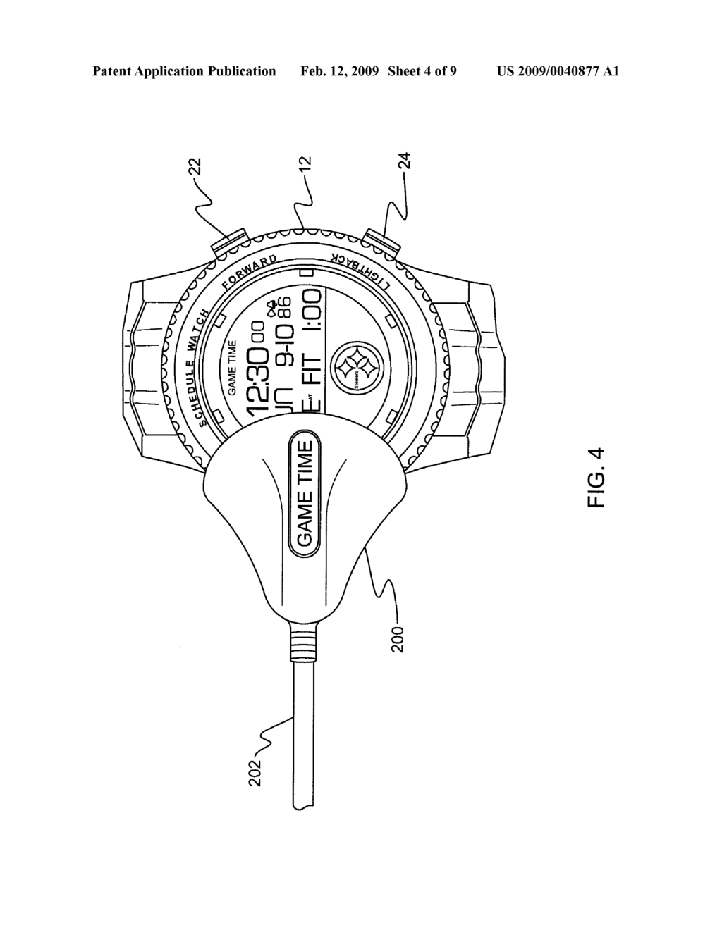 PORTABLE TIMEPIECE AND ALARM LINKED TO SCHEDULED EVENTS - diagram, schematic, and image 05