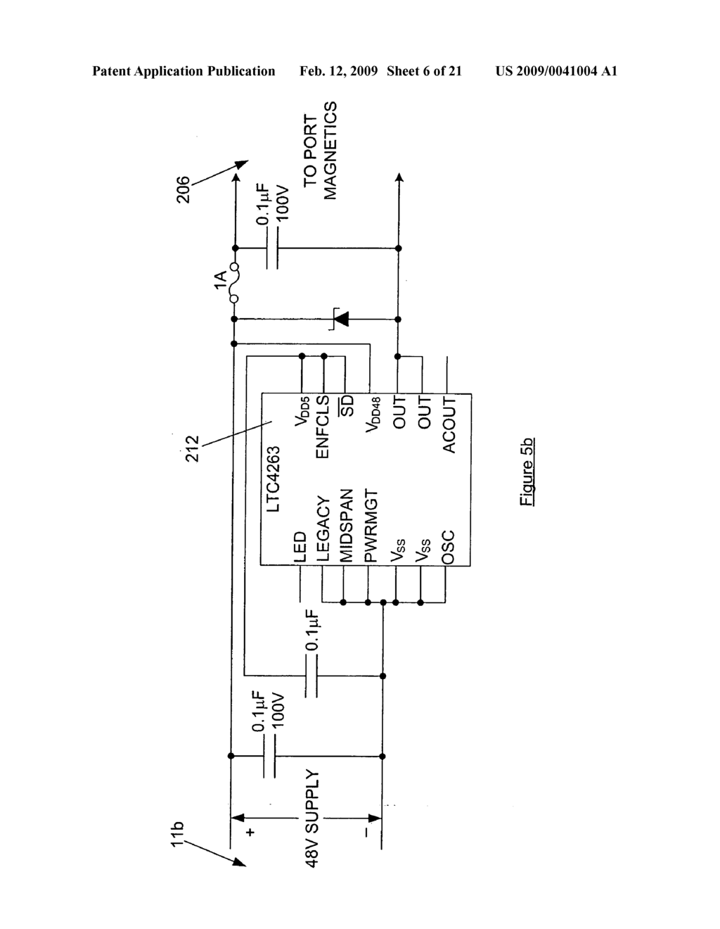 Inline power system and method for network communications - diagram, schematic, and image 07