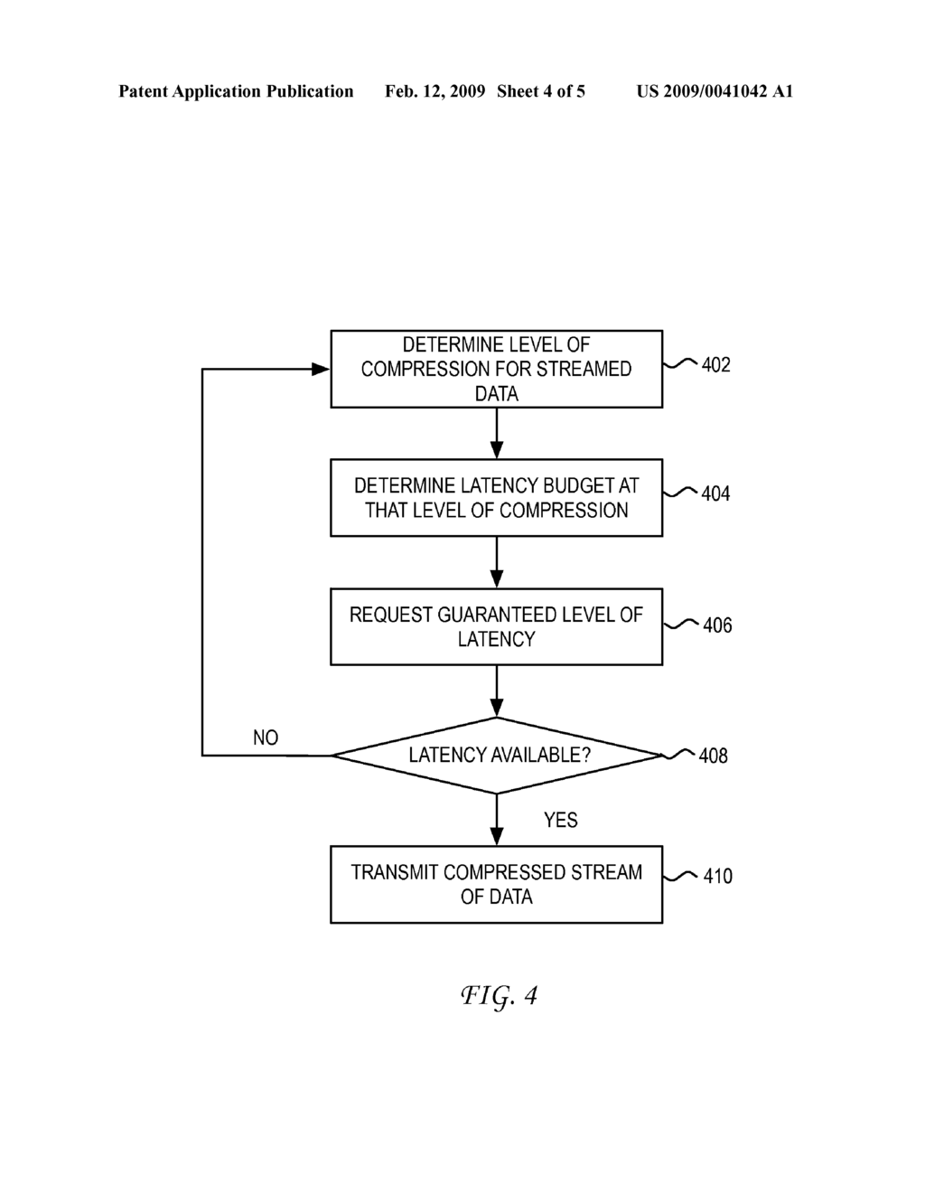 SYSTEM AND METHOD FOR ADJUSTING COMPRESSION FOR COMPUTING CLIENTS BASED ON A LATENCY LEVEL - diagram, schematic, and image 05