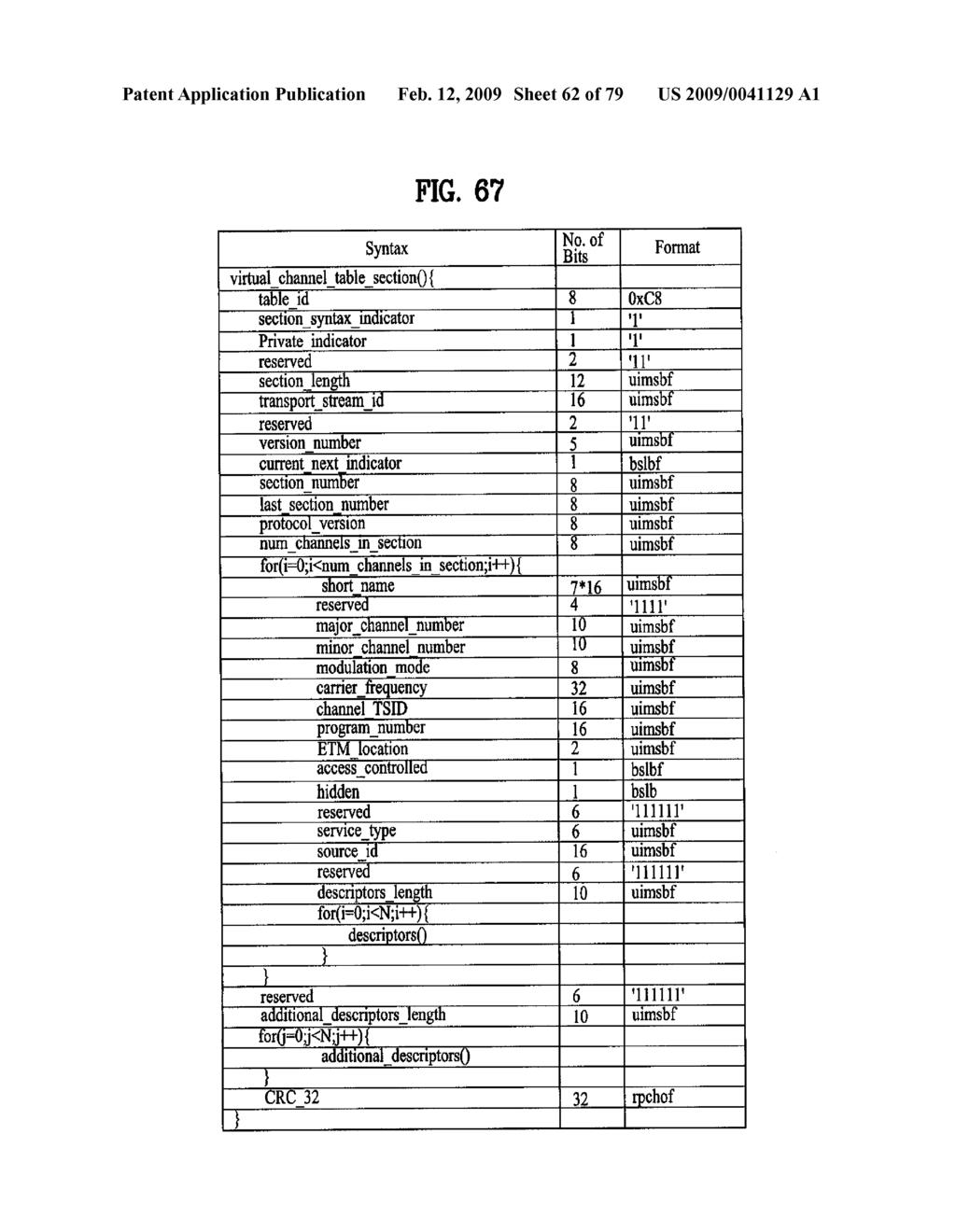 DIGITAL BROADCASTING SYSTEM AND DATA PROCESSING METHOD - diagram, schematic, and image 63