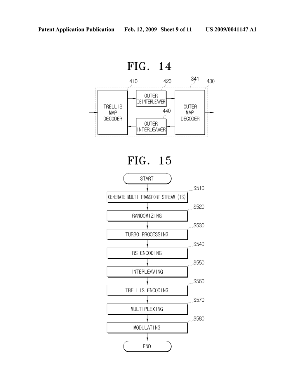 TRANSPORT STREAM GENERATING DEVICE, TRANSMITTING DEVICE, RECEIVING DEVICE, AND A DIGITAL BROADCAST SYSTEM HAVING THE SAME, AND METHOD THEREOF - diagram, schematic, and image 10