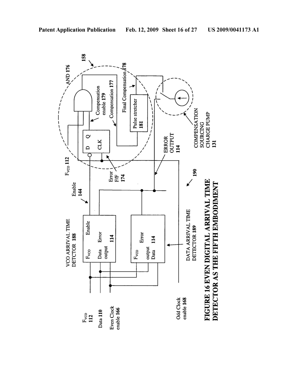 DATA CLOCK RECOVERY SYSTEM USING DIGITAL ARRIVAL-TIME DETECTOR - diagram, schematic, and image 17