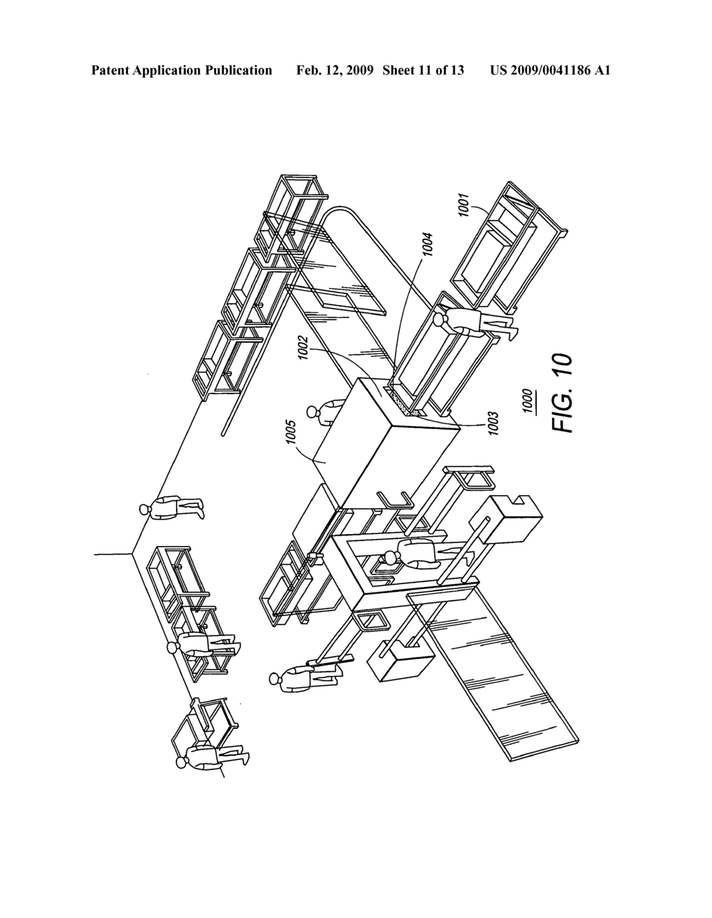 Integrated Carry-on Baggage Cart and Passenger Screening Station - diagram, schematic, and image 12