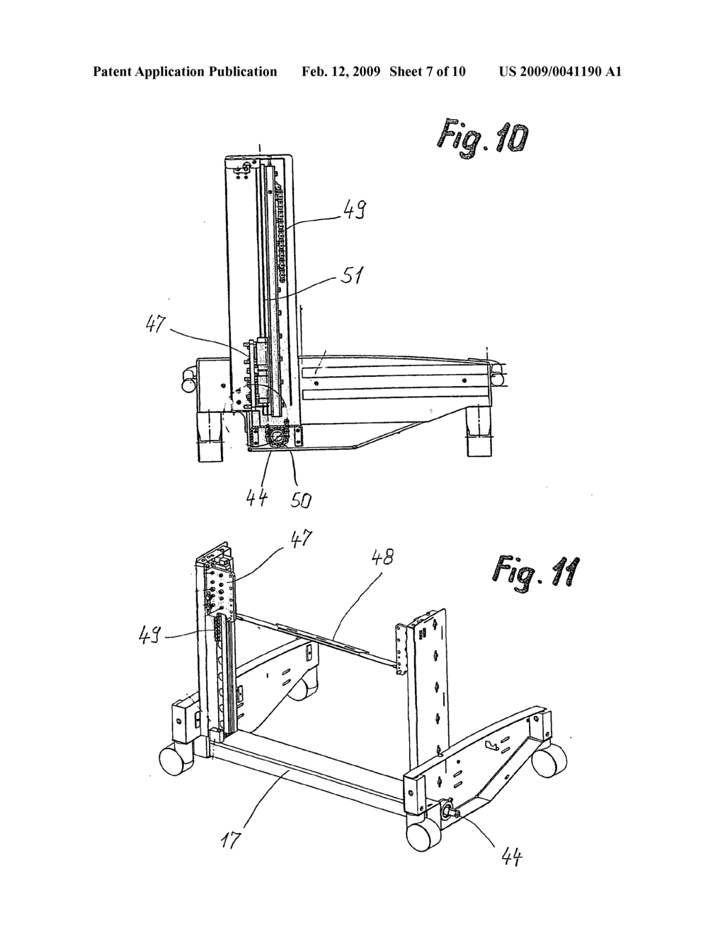 Apparatus for Positioning Standing Persons in Order to Take X-Ray Pictures - diagram, schematic, and image 08