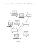 Positioning of speakers in a 3D audio conference diagram and image