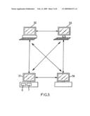 Positioning of speakers in a 3D audio conference diagram and image