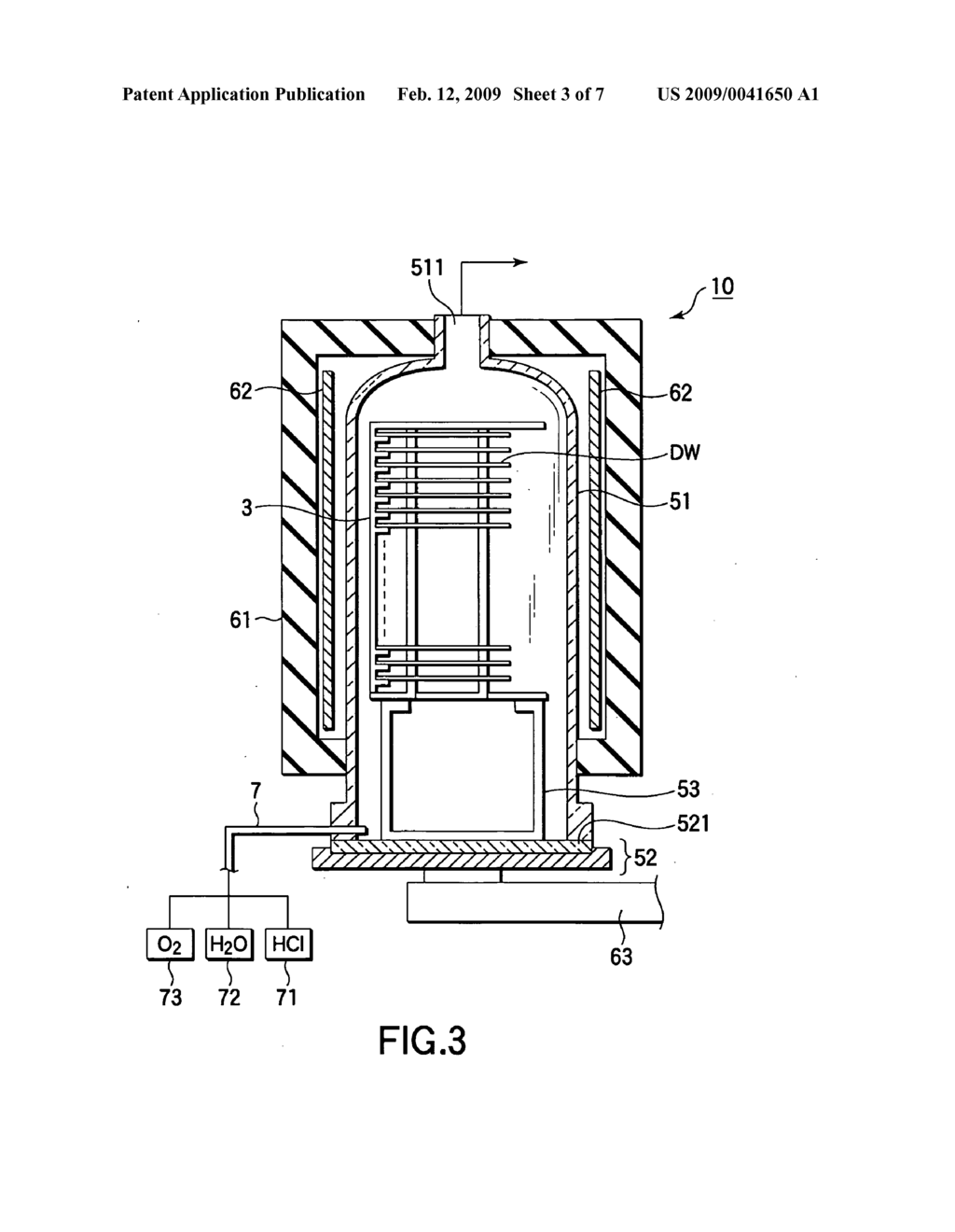 Method for removing metal impurity from quartz component part used in heat processing apparatus of batch type - diagram, schematic, and image 04