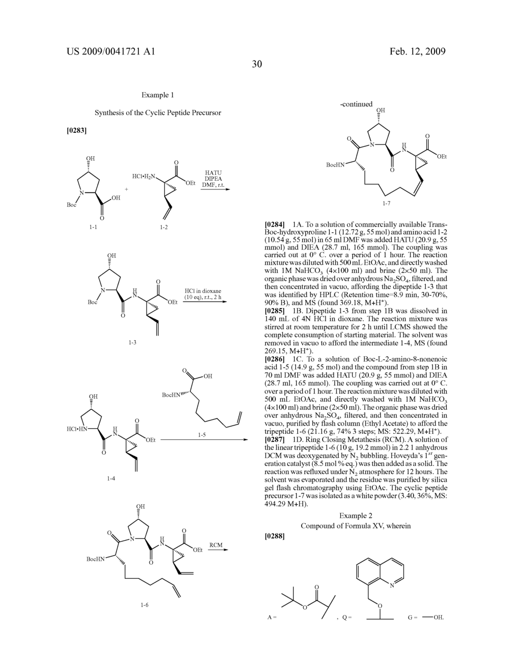 ARYLALKOXYL HEPATITIS C VIRUS PROTEASE INHIBITORS - diagram, schematic, and image 31