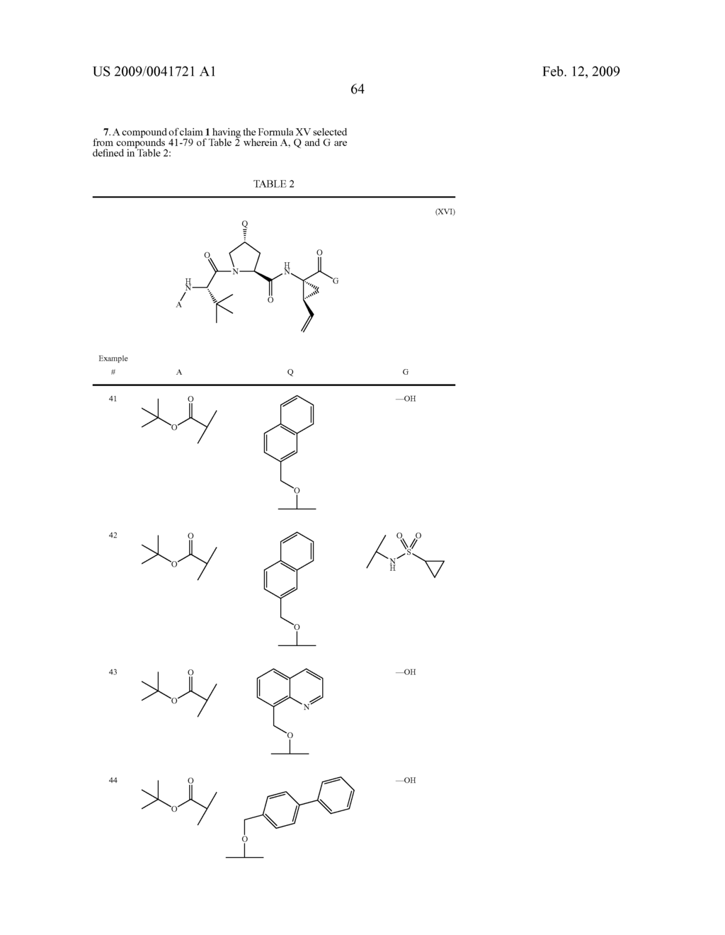 ARYLALKOXYL HEPATITIS C VIRUS PROTEASE INHIBITORS - diagram, schematic, and image 65