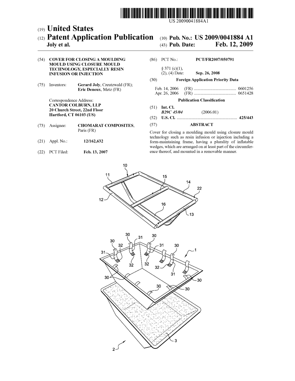 COVER FOR CLOSING A MOULDING MOULD USING CLOSURE MOULD TECHNOLOGY, ESPECIALLY RESIN INFUSION OR INJECTION - diagram, schematic, and image 01