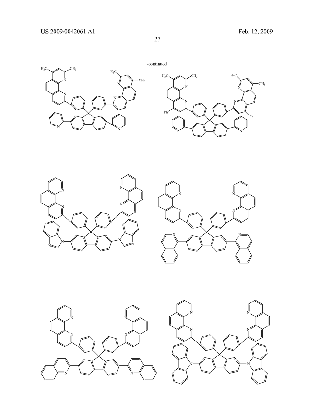 ELECTRON TRANSPORTING MATERIALS AND ORGANIC LIGHT-EMITTING DEVICES THEREWITH - diagram, schematic, and image 31