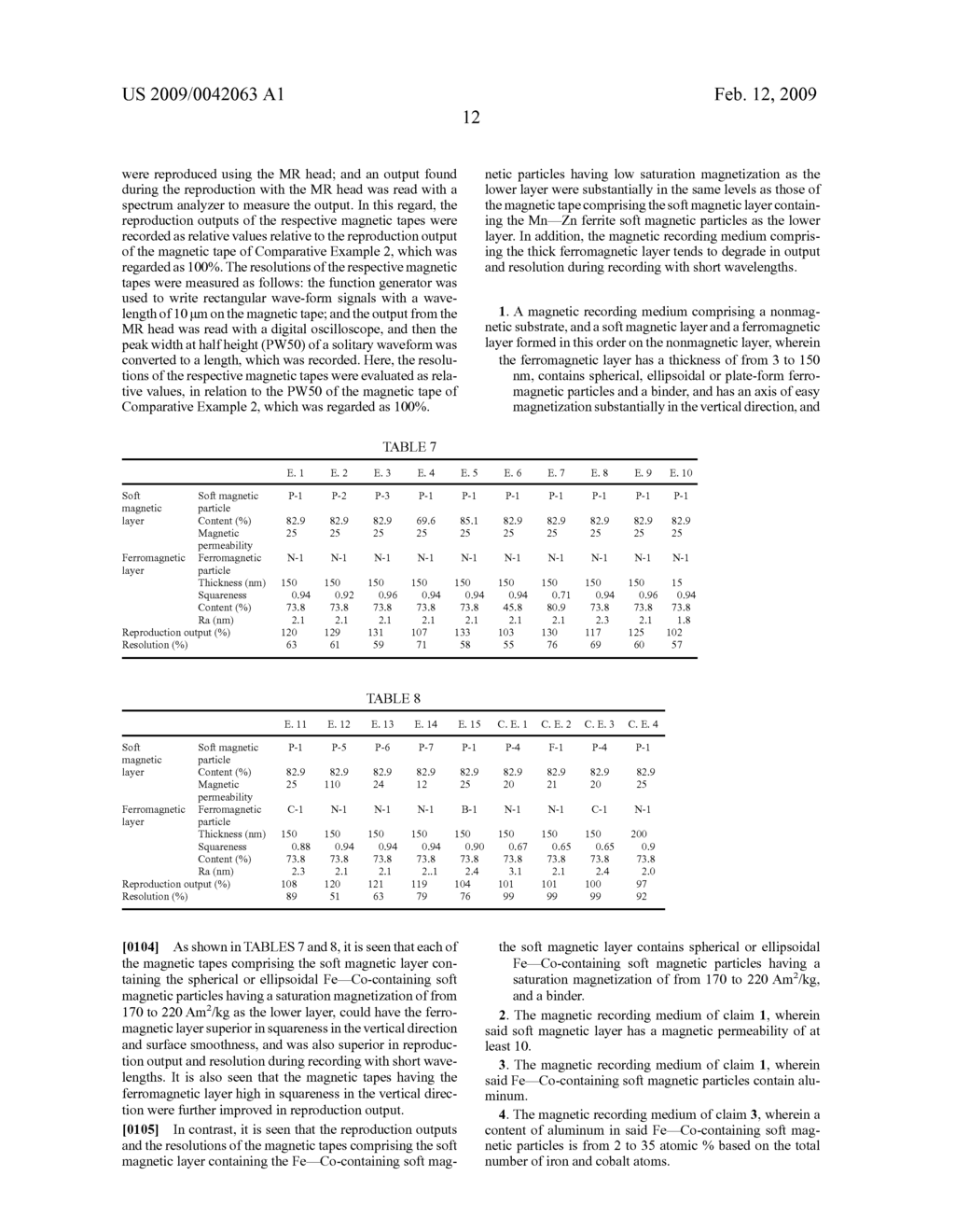 MAGNETIC RECORDING MEDIUM - diagram, schematic, and image 13