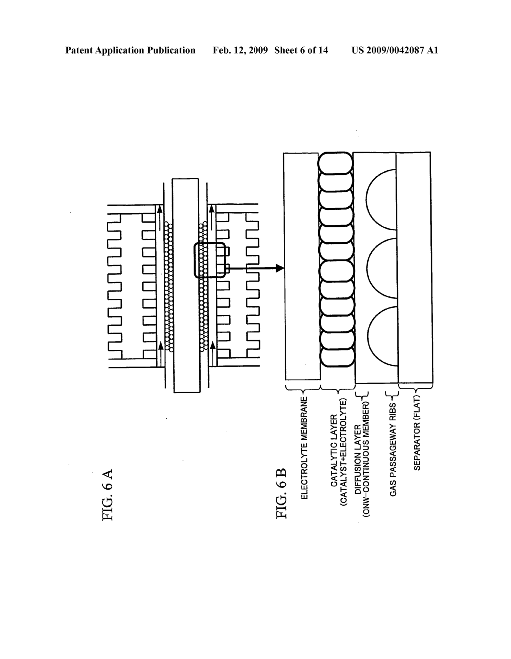 Fuel Cell Separator, Electrode Structure for a Fuel Cell, Methods of Manufacturing Both Thereof, and a Polymer Electrolyte Fuel Cell Comprising the Same - diagram, schematic, and image 07