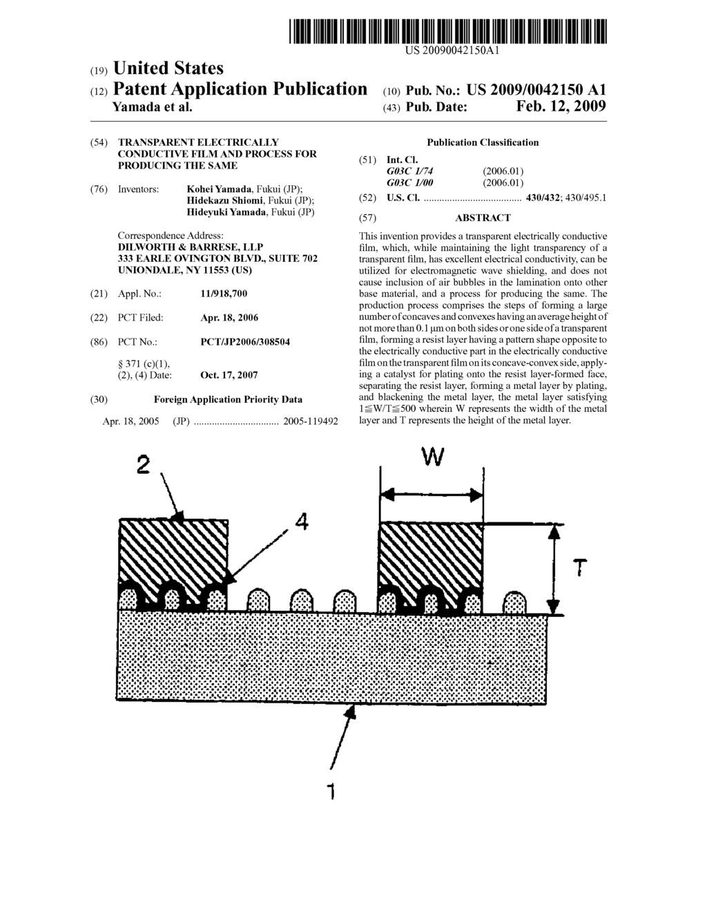 Transparent electrically conductive film and process for producing the same - diagram, schematic, and image 01