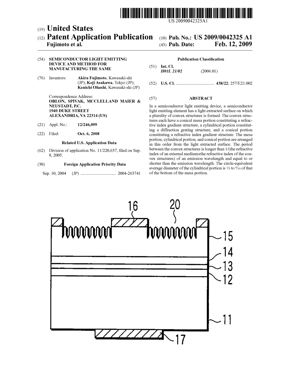 SEMICONDUCTOR LIGHT EMITTING DEVICE AND METHOD FOR MANUFACTURING THE SAME - diagram, schematic, and image 01