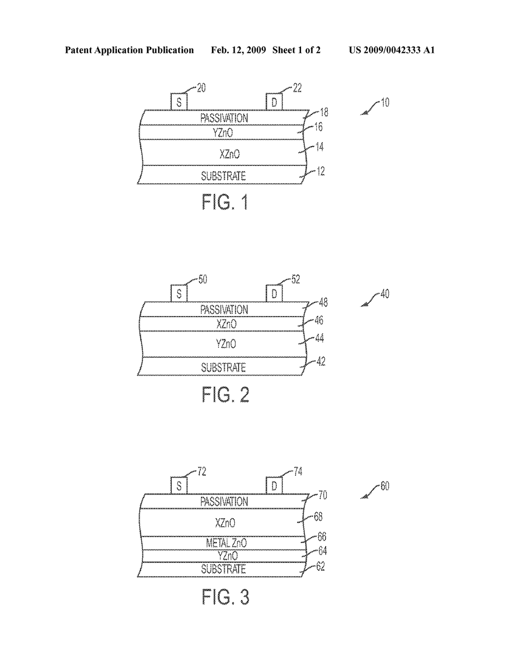 Structure and Method for Surfaced-Passivated Zinc-Oxide - diagram, schematic, and image 02