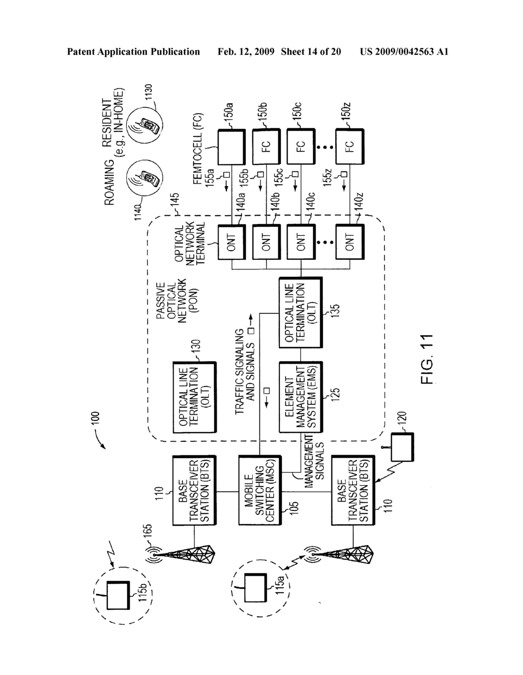 Method and apparatus to support services for a non-resident device - diagram, schematic, and image 15