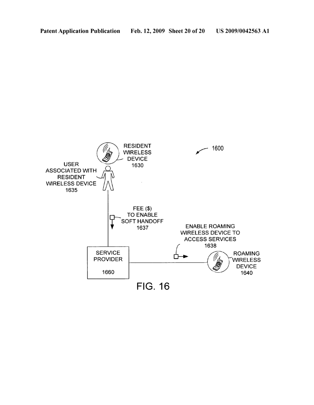 Method and apparatus to support services for a non-resident device - diagram, schematic, and image 21