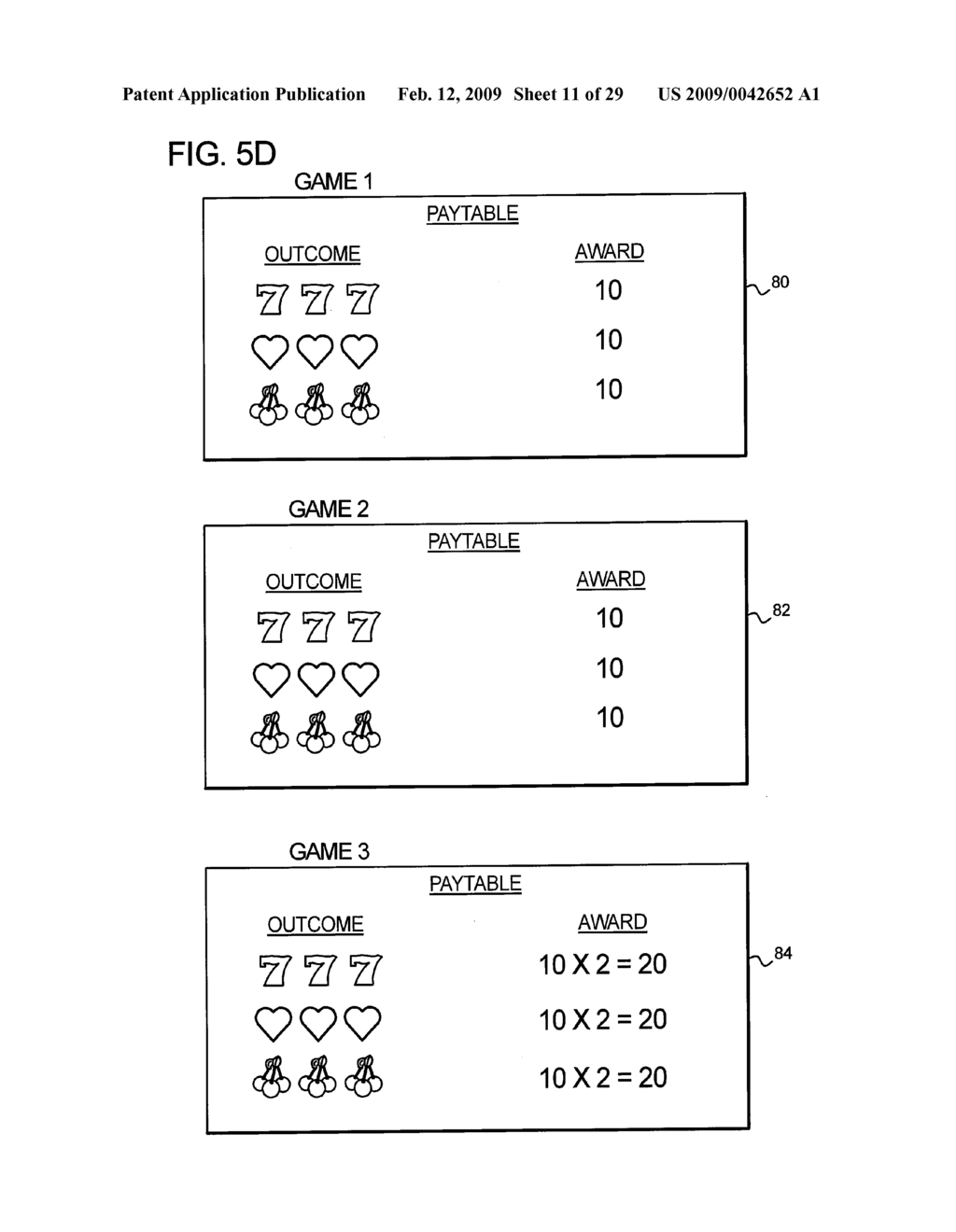 GAMING SYSTEM AND METHOD PROVIDING SIMULTANEOUS GAMING WITH LINKED PAYTABLE EVENTS - diagram, schematic, and image 12