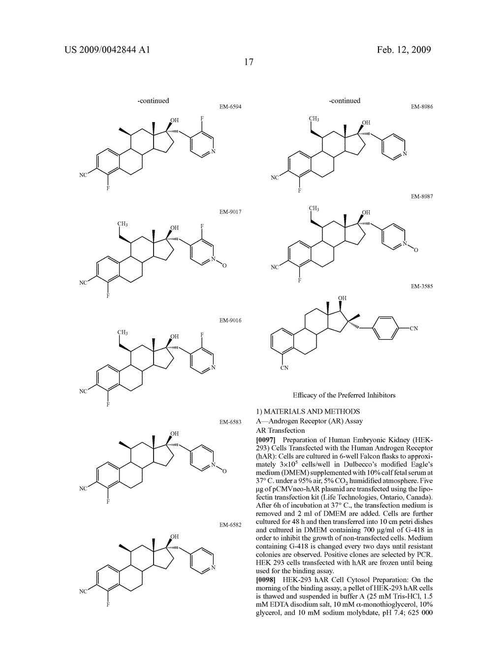 17ALPHA-SUBSTITUTED STEROIDS AS SYSTEMIC ANTIANDROGENS AND SELECTIVE ANDROGEN RECEPTOR MODULATORS - diagram, schematic, and image 36