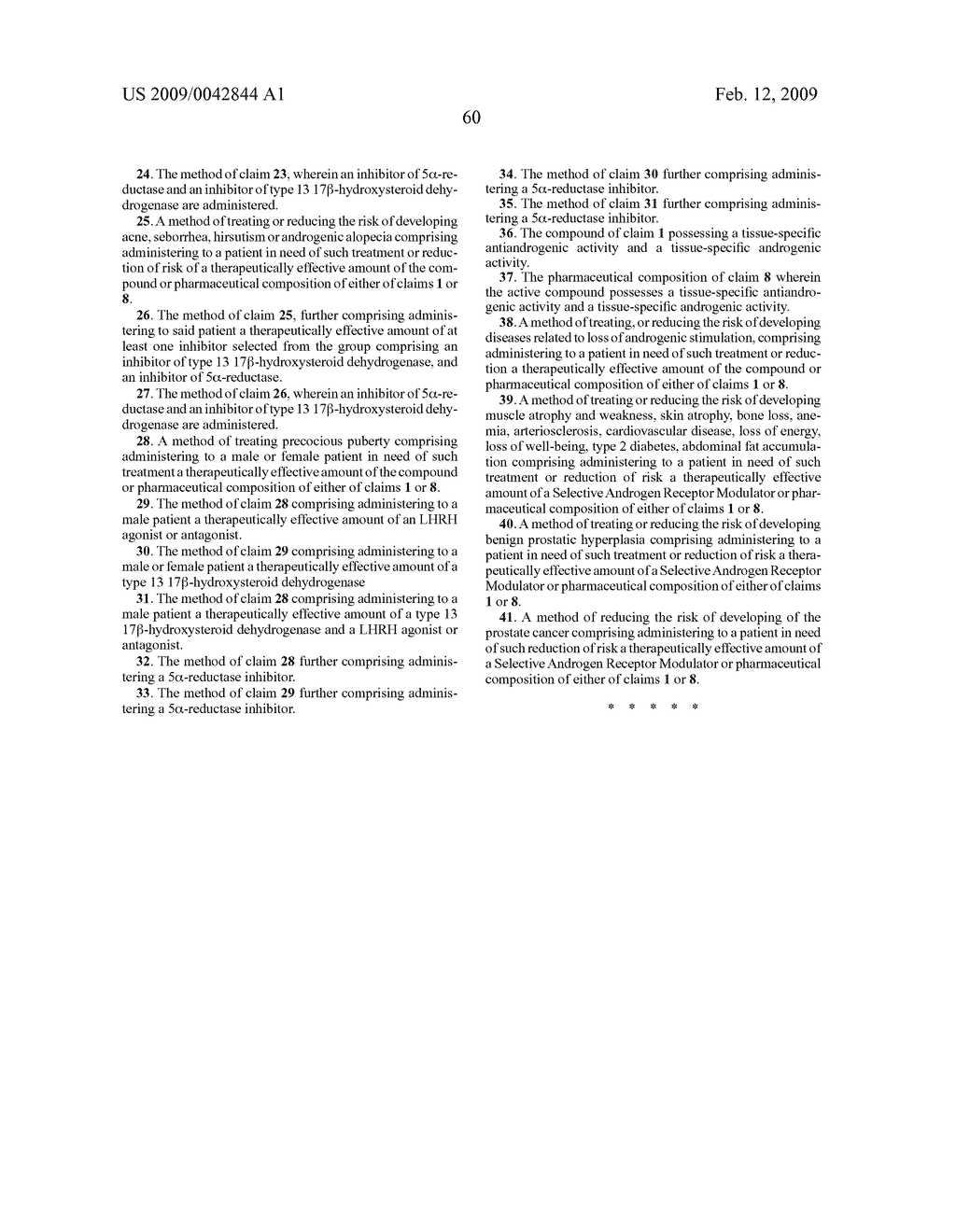 17ALPHA-SUBSTITUTED STEROIDS AS SYSTEMIC ANTIANDROGENS AND SELECTIVE ANDROGEN RECEPTOR MODULATORS - diagram, schematic, and image 79