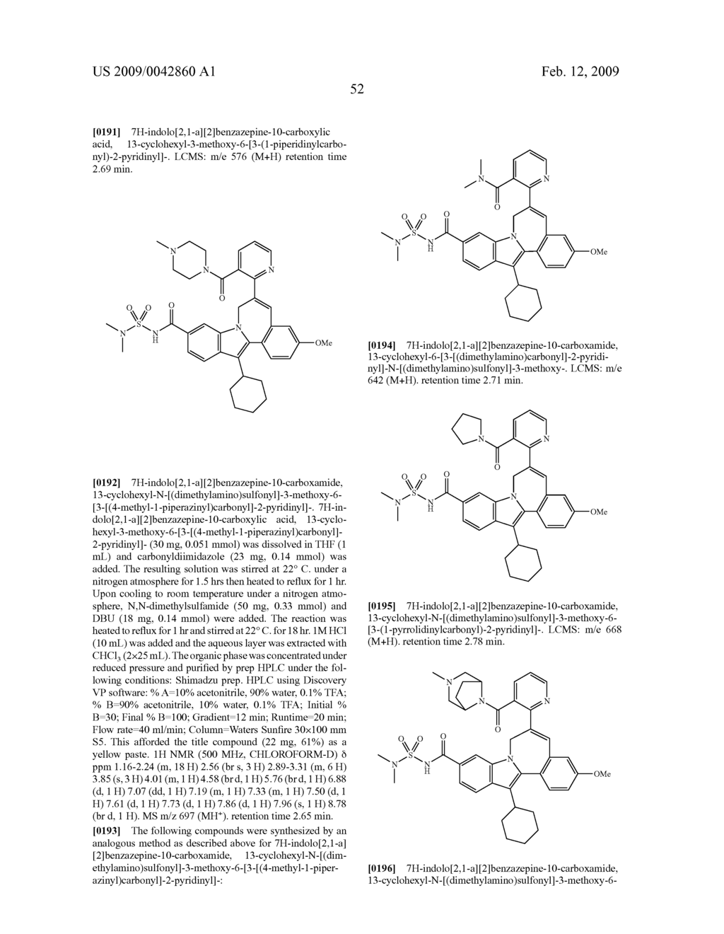 Compounds for the Treatment of Hepatitis C - diagram, schematic, and image 53