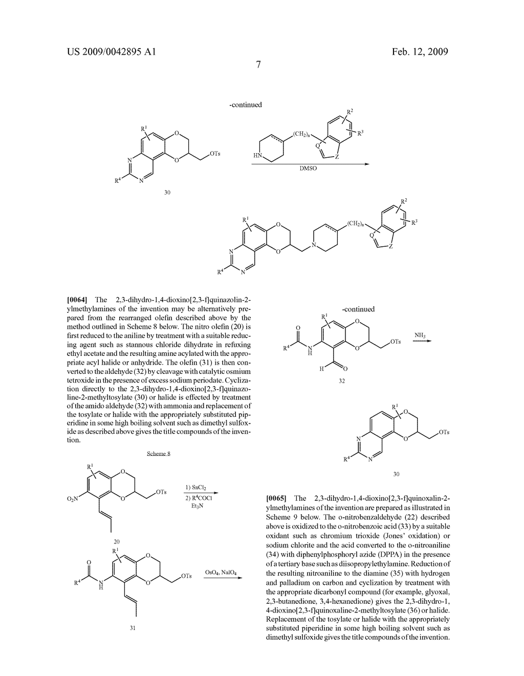 Antidepressant Piperidine Derivatives of Heterocycle-Fused Benzodioxans - diagram, schematic, and image 08