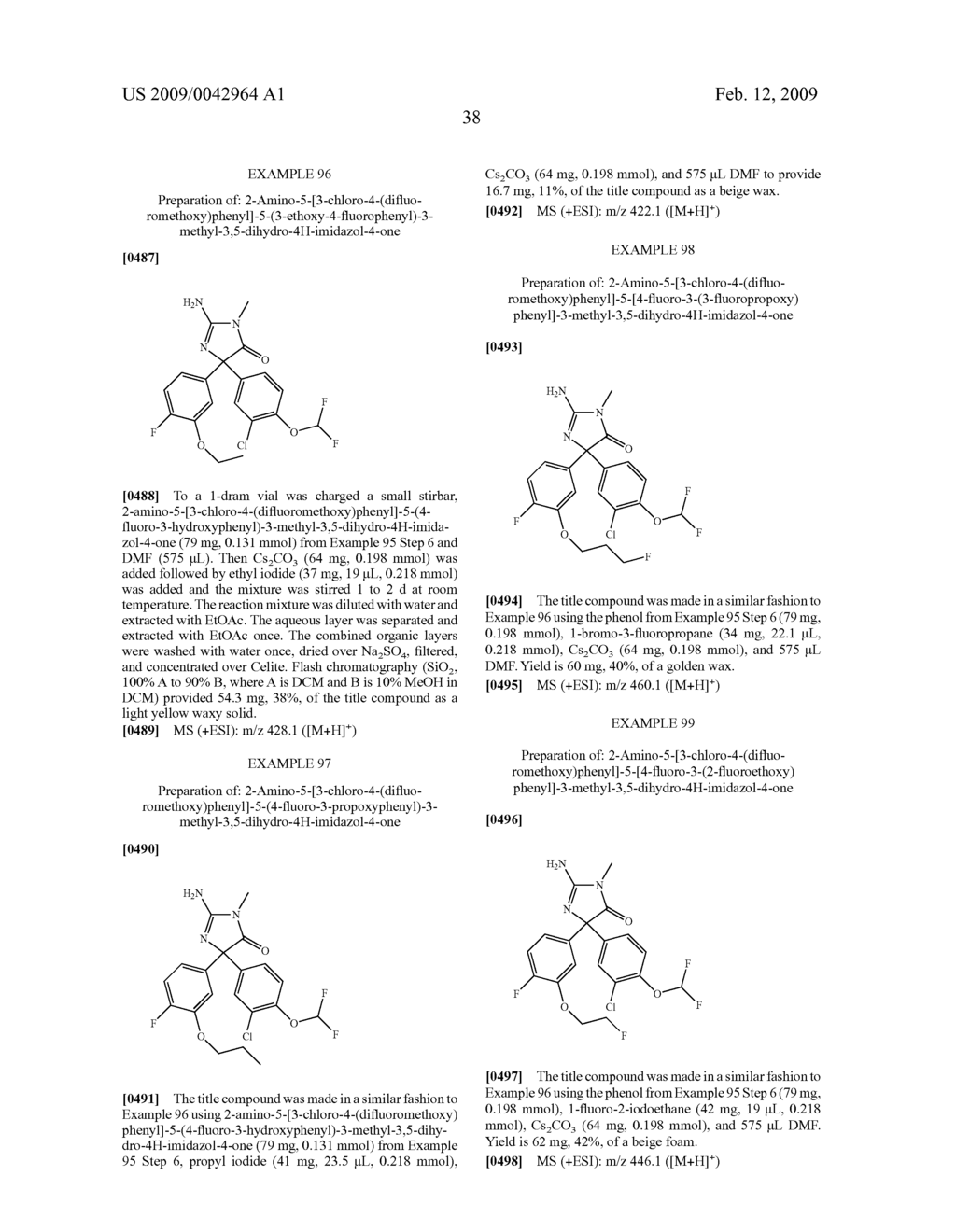 AMINO-5-[SUBSTITUTED-4-(DIFLUOROMETHOXY)PHENYL]-5-PHENYLIMIDAZOLONE COMPOUNDS AS BETA-SECRETASE INHIBITORS - diagram, schematic, and image 39