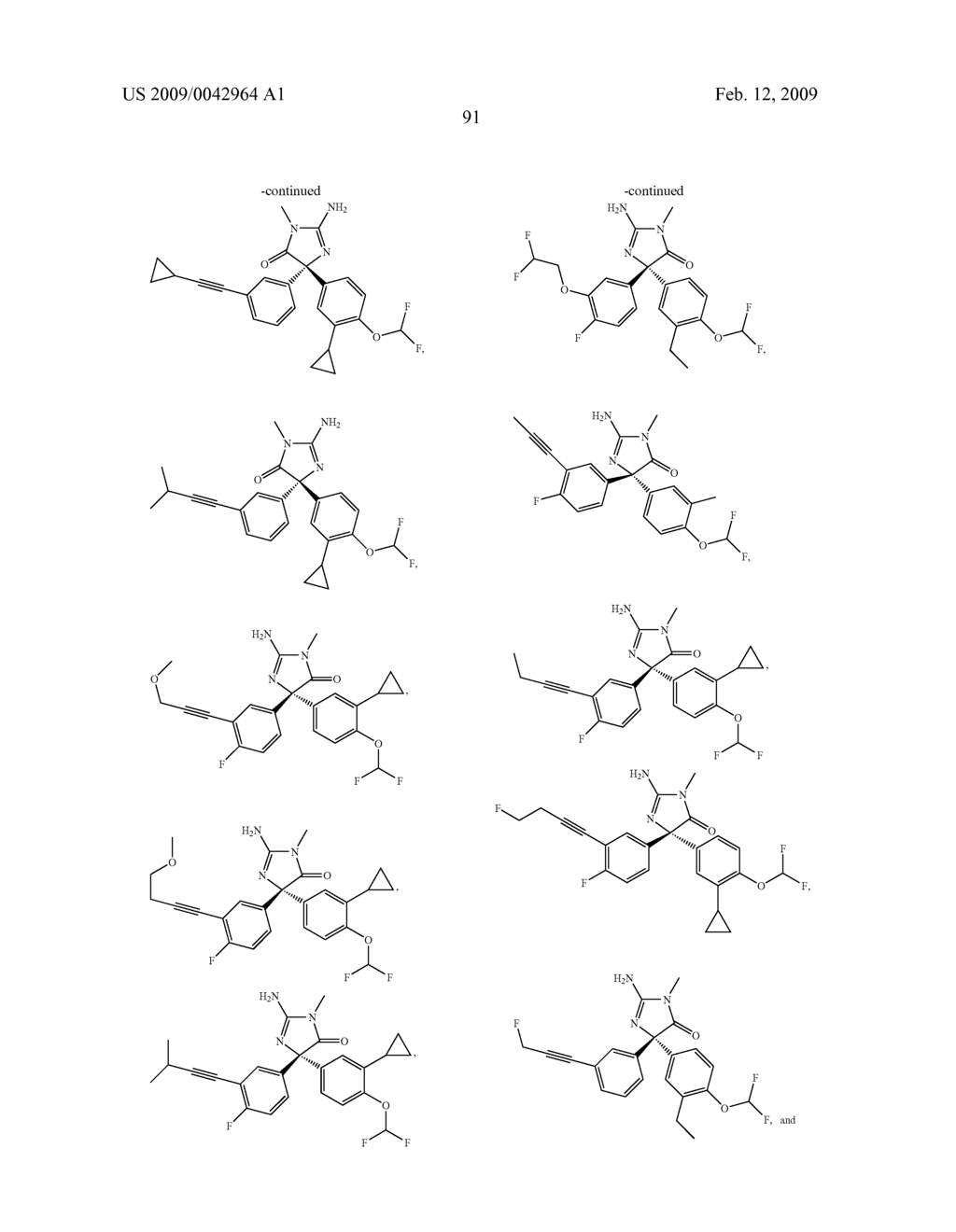 AMINO-5-[SUBSTITUTED-4-(DIFLUOROMETHOXY)PHENYL]-5-PHENYLIMIDAZOLONE COMPOUNDS AS BETA-SECRETASE INHIBITORS - diagram, schematic, and image 92