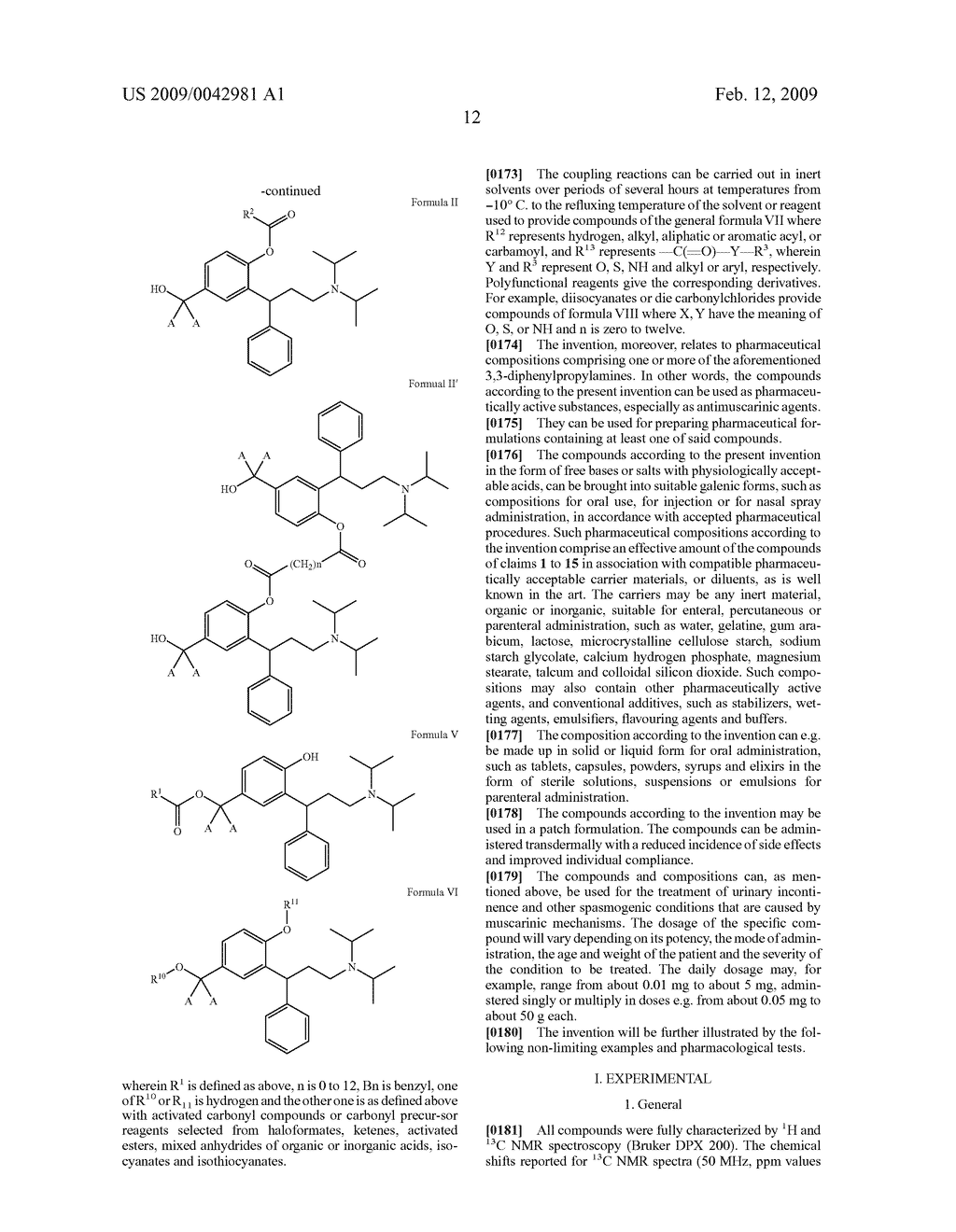 NOVEL DERIVATIVES OF 3,3-DIPHENYLPROPYLAMINES - diagram, schematic, and image 14