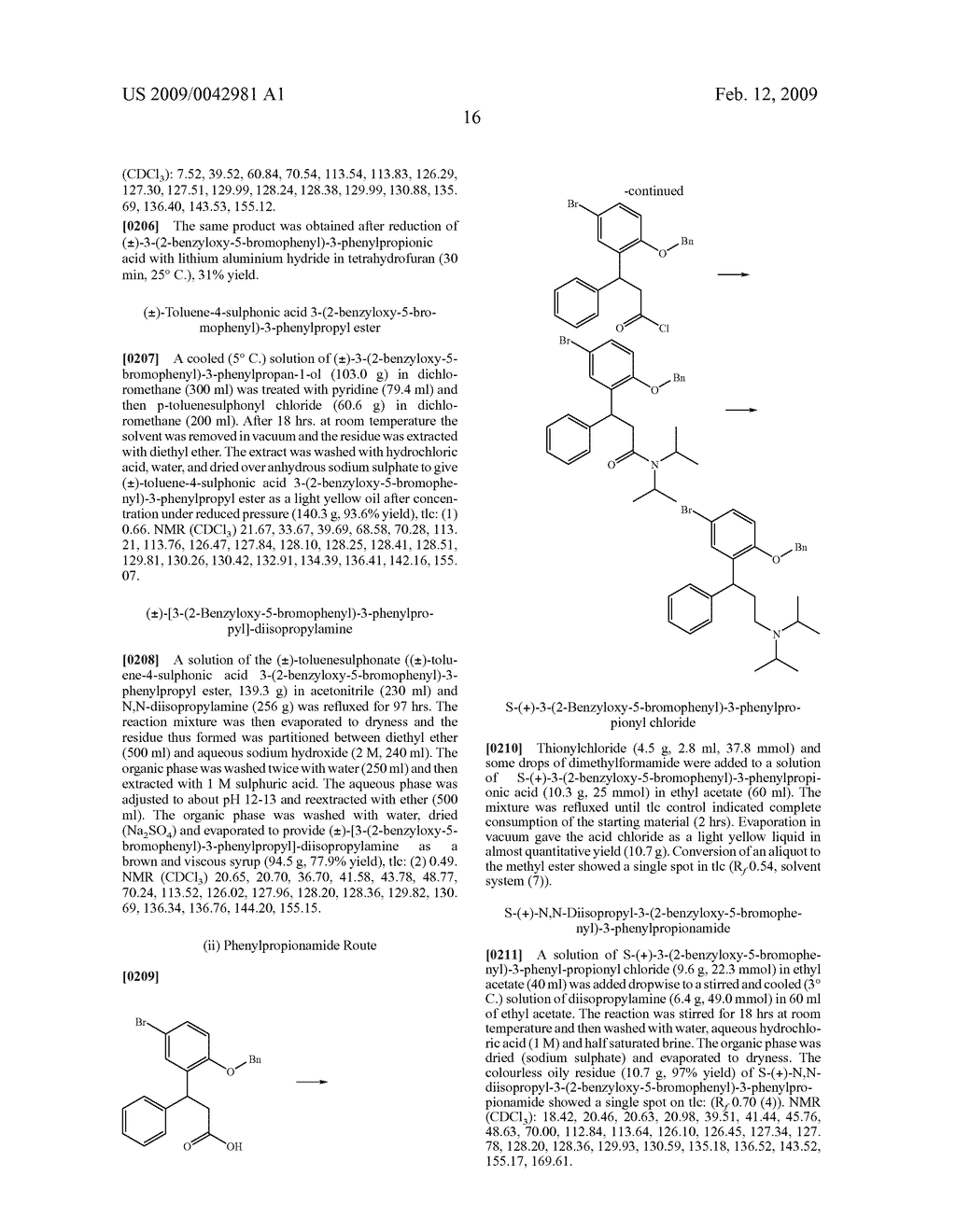 NOVEL DERIVATIVES OF 3,3-DIPHENYLPROPYLAMINES - diagram, schematic, and image 18