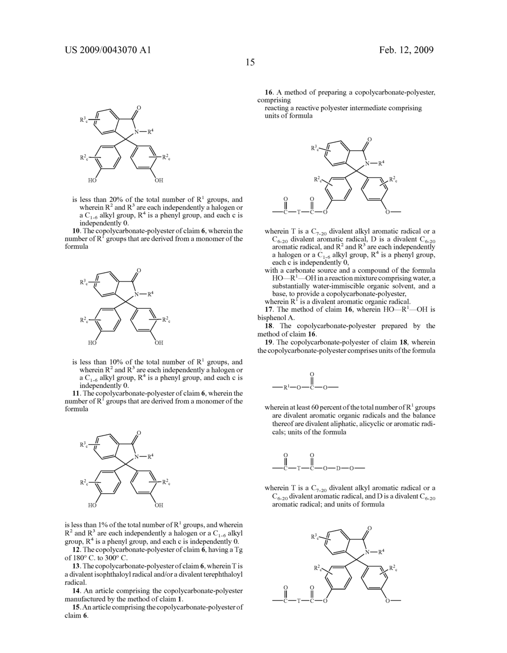 COPOLYCARRBONATE-POLYESTERS, METHODS OF MANUFACTURE, AND USES THEREOF - diagram, schematic, and image 16