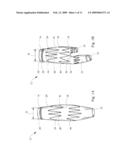 ENDOLUMINAL DEVICE INCLUDING A MECHANISM FOR PROXIMAL OR DISTAL FIXATION, AND SEALING AND METHODS OF USE THEREOF diagram and image