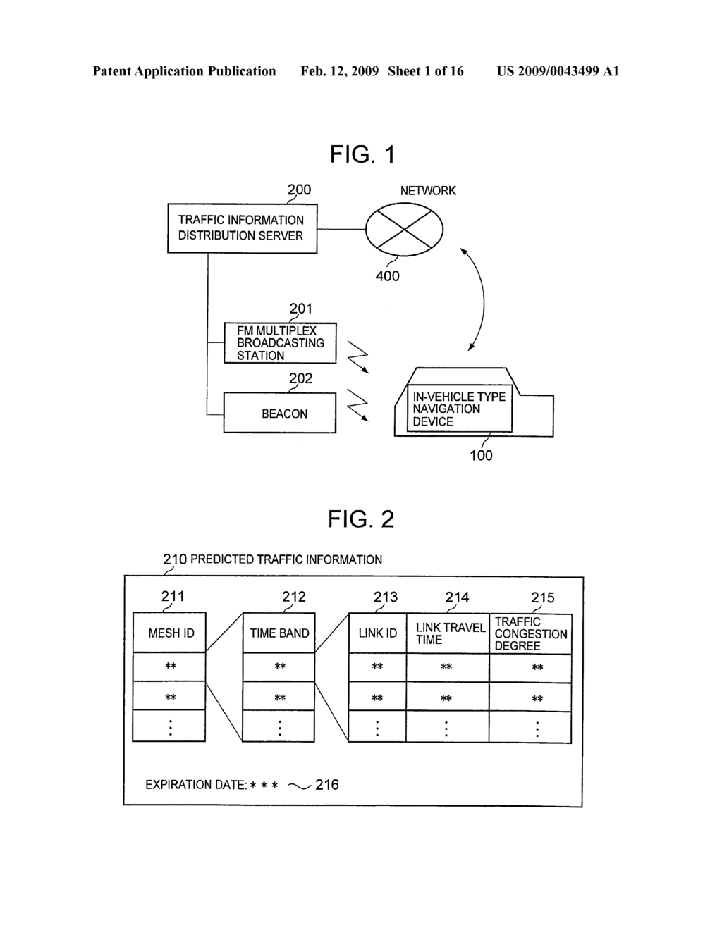 Navigation Device Traffic Information Reception Method - diagram, schematic, and image 02