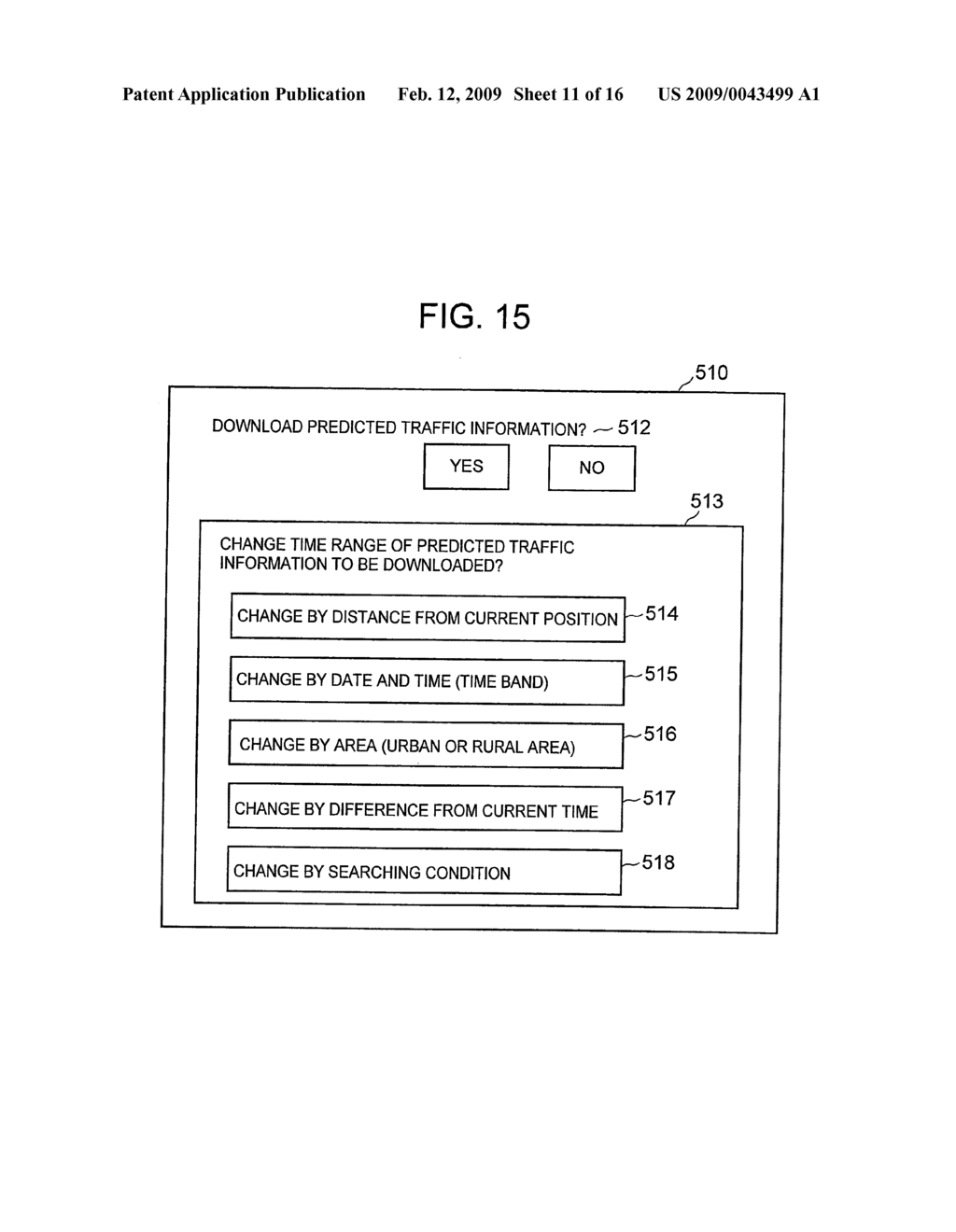 Navigation Device Traffic Information Reception Method - diagram, schematic, and image 12